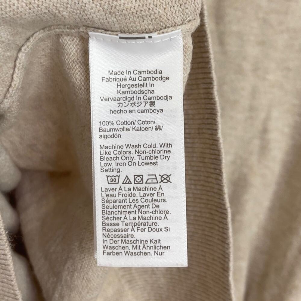 J. Crew Beige Half-Zip Sweater - Picture 6 of 6